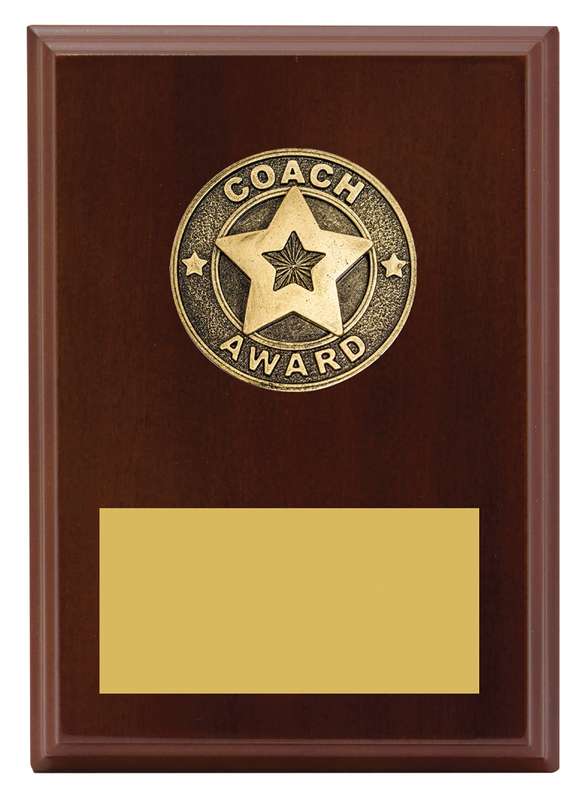 Coach Award Plaque