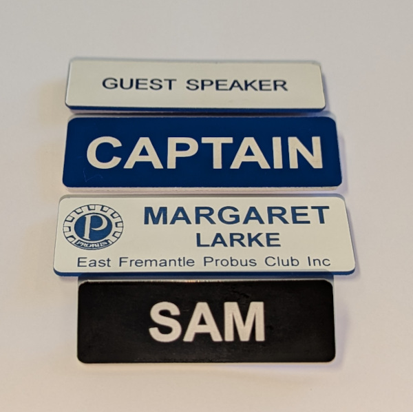 NAME BADGE - UNCOATED