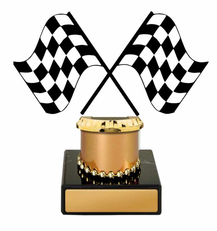 Acrylic Flags on Column