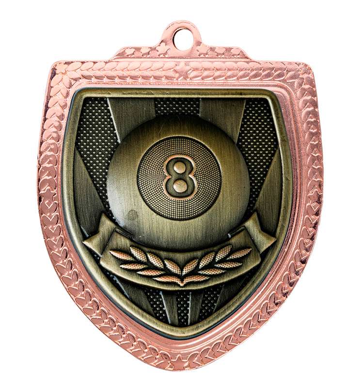 Shield Medal - Billiards/Pool Ball