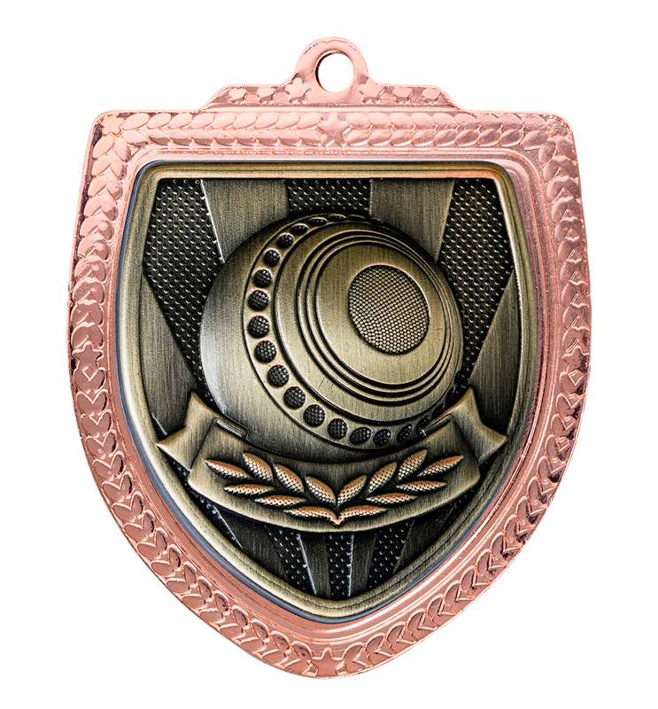 Shield Medal - Lawn Bowls Ball