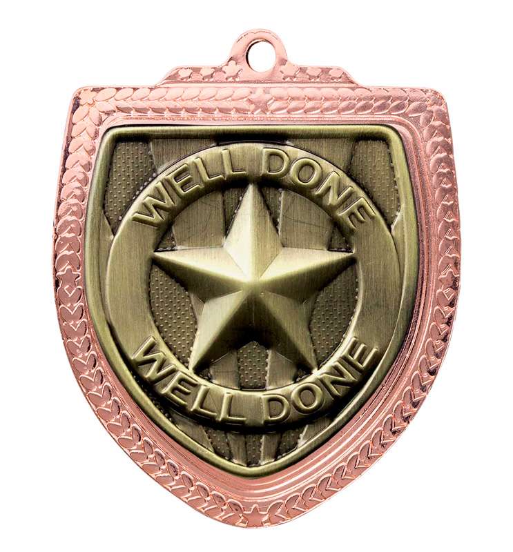 Shield Medal - Well Done!