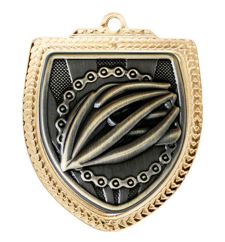 Shield Medal - Cycling