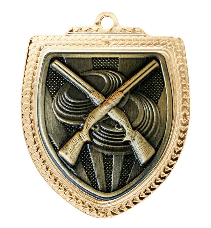 Shield Medal - Clay Pigeon Shooting