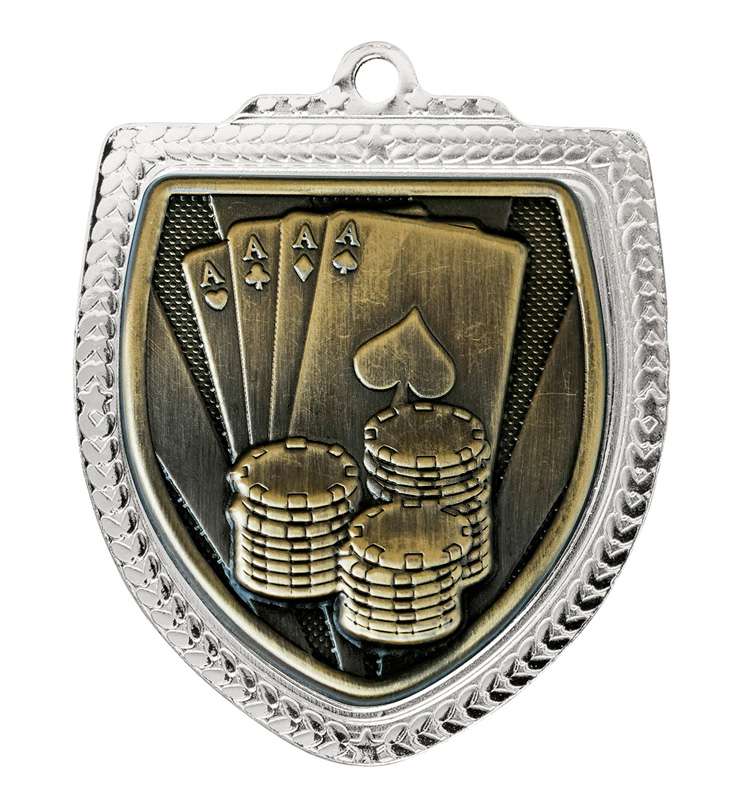 Shield Medal - Poker