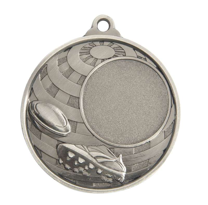 Global Medal -Rugby + 25mm insert