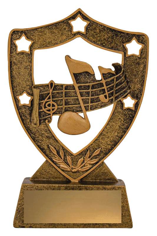Music Gold Shield