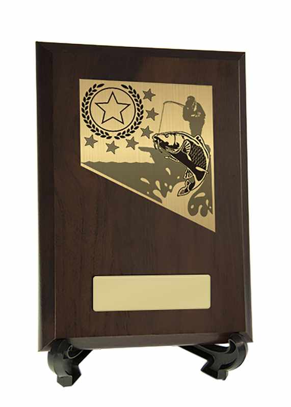 Plaque with Fishing Trim