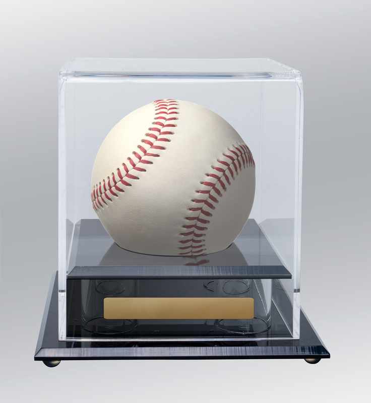 Acrylic Ball holder Square small