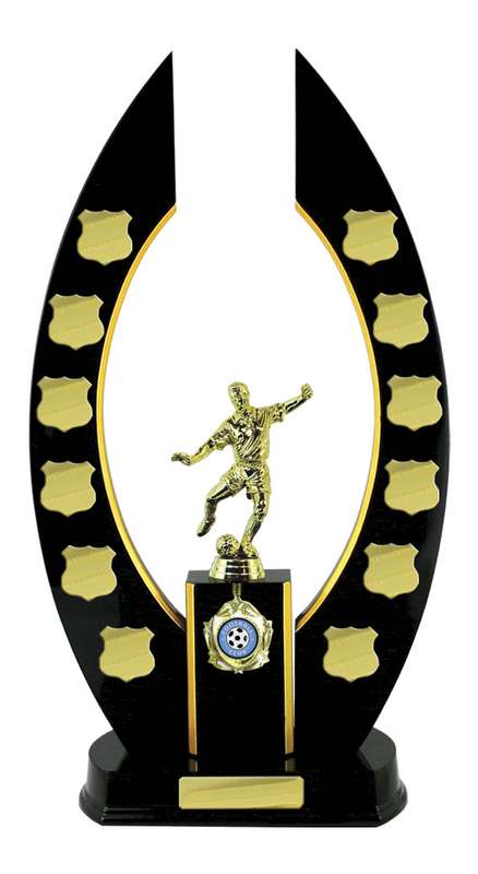 Football Trophy - Royal Blue