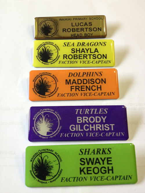NAME BADGE - COATED