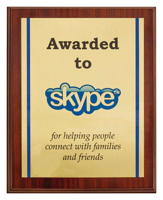 Colour Plaque - Gold