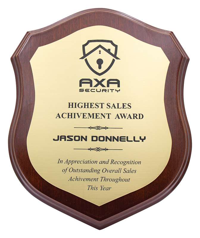 Engraved Shield Award
