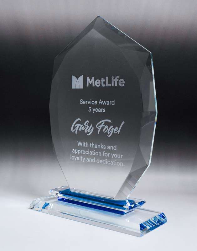 Aquamarine Glass-Arch