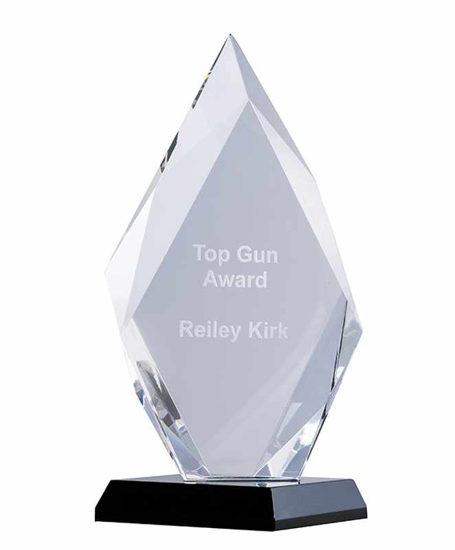 Black and Clear Crystal - Arrowhead