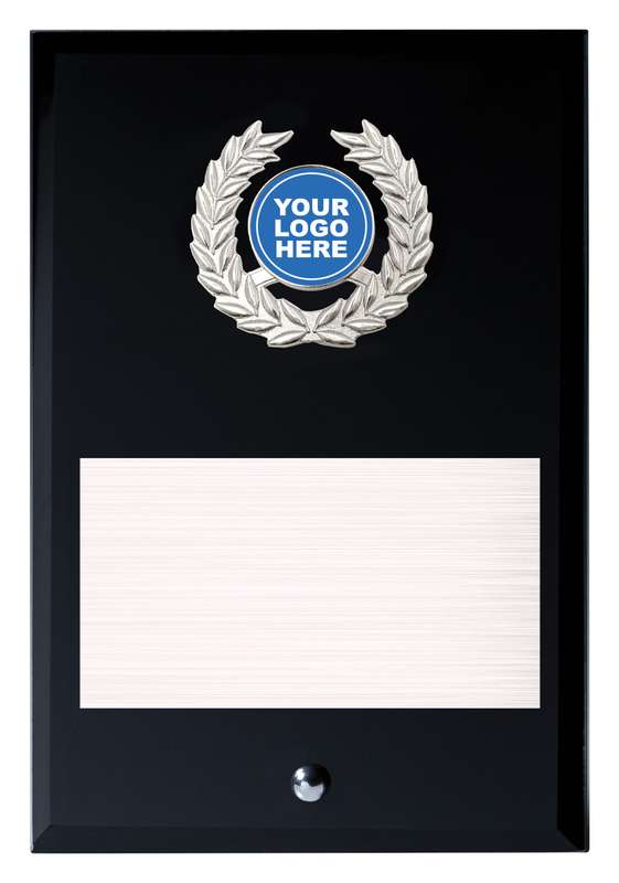 Black Glass Plaque