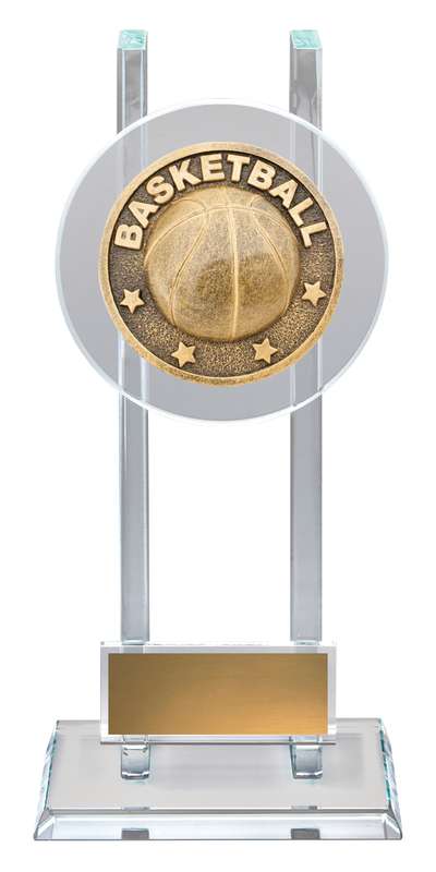 Basketball Spartan Glass