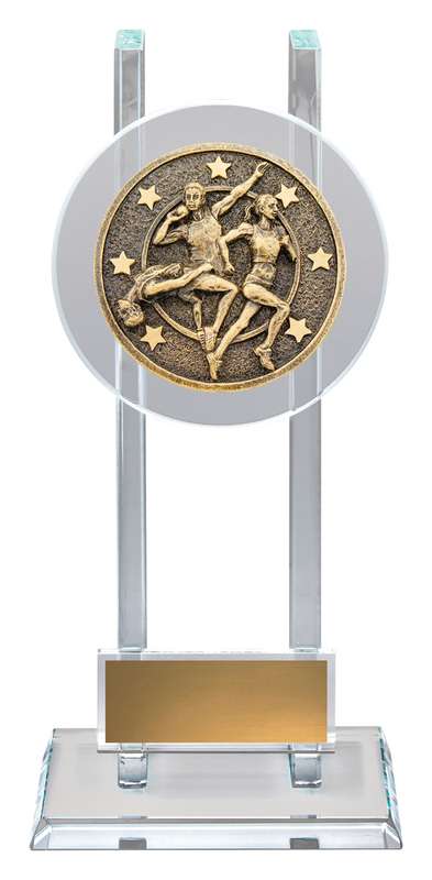 Track & Field Spartan Glass