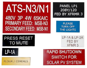 XS Industrial/Electrical Label