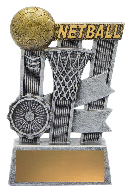 Netball Silver Ribbon