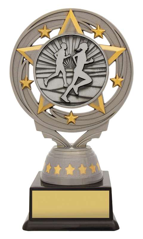 Silver Running Torch