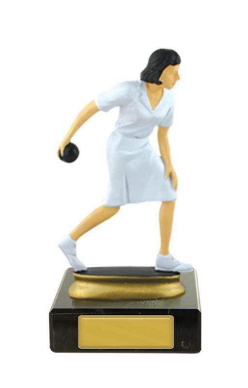 Lawn Bowls Figure on Base