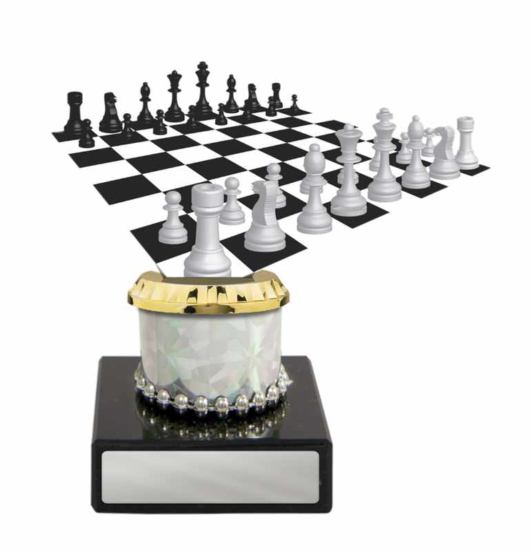 Chess Figurine on Column